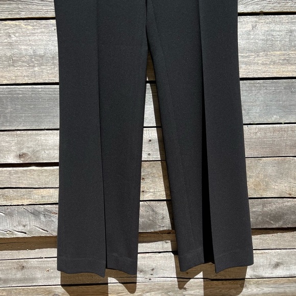 🌻Theory "Admiral Crepe" substantia Black Flare Pants Size 4 - Picture 7 of 12